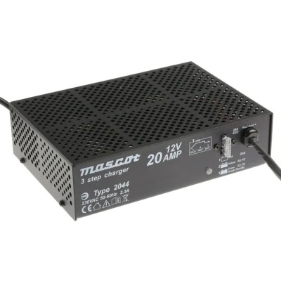 Mascot Battery Charger 12V Lead Acid 20A 3-Stage Switch Mode Charger Series 2440 2044000040
