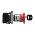 Schneider Electric Harmony XB4 Series Key Release Emergency Stop Push Button Panel Mount 22mm Cutout SPDT IP66 XB4BS9445