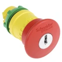 Schneider Electric Harmony Series Key Release Emergency Stop Push Button Panel Mount 22mm Cutout IP66 IP67 IP69K ZB5AS944