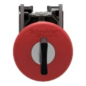 Schneider Electric Harmony XB4 Series Key Release Emergency Stop Push Button Panel Mount 22mm Cutout SPDT IP66 XB4BS9445