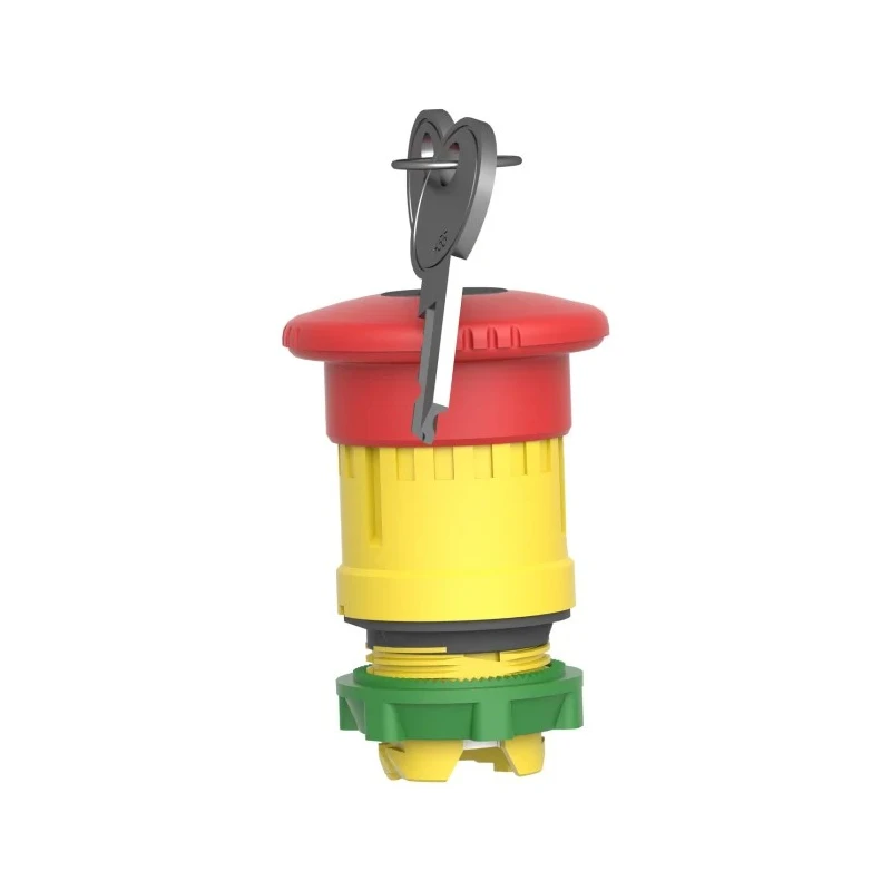 Schneider Electric Harmony Series Key Release Emergency Stop Push Button Panel Mount 22mm Cutout IP66 IP67 IP69K ZB5AS944