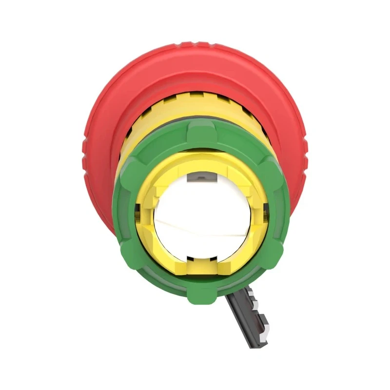 Schneider Electric Harmony Series Key Release Emergency Stop Push Button Panel Mount 22mm Cutout IP66 IP67 IP69K ZB5AS944
