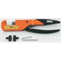 Glenair HX4 Coaxial Type Crimp Die Set, Insulated, Black, Hex Size 17.02 mm Y1514