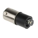 Marl White Indicator Lamp Single Chip, 48 V AC/DC, BA9 Base, 4.9 mm Diameter, 785mcd Brightness 255-997-64-38