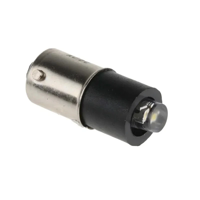 Marl White Indicator Lamp Single Chip, 48 V AC/DC, BA9 Base, 4.9 mm Diameter, 785mcd Brightness 255-997-64-38