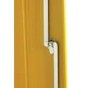 RS PRO Yellow Steel Lockable 1 Door Flammable Cabinet 457 mm x 457 mm x 305 mm 424-5364