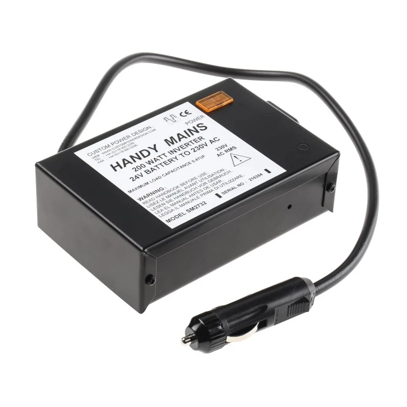 Custom Power Design Surface 200W Power Inverter 22V dc, 30V dc Input, 230V ac Output SM2732