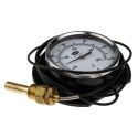 RS PRO Temperature Gauge Dial Thermometer with 100mm Dial, Steel Case, Bi-metal Movement, 120°C Maximum Temperature 431-5592