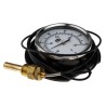 RS PRO Temperature Gauge Dial Thermometer with 100mm Dial, Steel Case, Bi-metal Movement, 120°C Maximum Temperature 431-5592