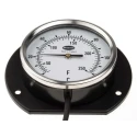 RS PRO Temperature Gauge Dial Thermometer with 100mm Dial, Steel Case, Bi-metal Movement, 120°C Maximum Temperature 431-5592