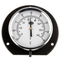 RS PRO Temperature Gauge Dial Thermometer Steel Case 100mm Dial Size -20°C to 60°C Accuracy Class 2 431-5586