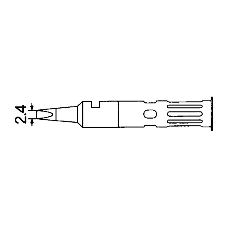 Weller Soldering Iron Tip 2.4 mm Screwdriver Shape for WP 60K T0051644499