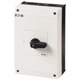 Eaton 6-Pole Surface Isolator Switch 3-Phase IP65, 63A, 22 kW T5B Series 