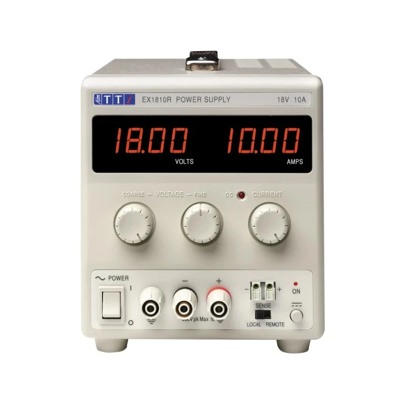 Aim-TTi Digital Bench Power Supply, 1 Output 0 V AC to 18 V, 180 W Power, 10 A Max EX1810R