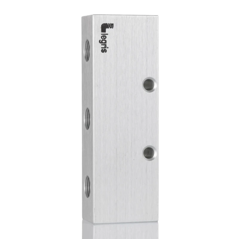 Legris 3313 Anodised Aluminium 6 Outlet Pneumatic Manifold 20 bar Maximum Pressure 3313 10 13 03