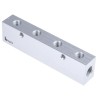Legris 4 Outlet Pneumatic Manifold Anodised Aluminium 20 bar 3311 10 13 04