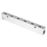 Legris 6 Outlet Pneumatic Manifold Anodised Aluminium 20 bar Pressure 3311 13 17 06