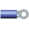 TE Connectivity PLASTI-GRIP Insulated Ring Terminal M2.5 Stud Size 16 AWG 14 AWG Wire Size Blue 34157