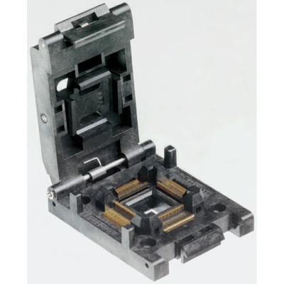 Yamaichi 0.65 mm Pitch 80 Way QFP Surface Test IC Socket IC51-0804-956-2