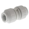 John Guest Plastic Pipe Fitting Straight Coupler Acetal Material 12 Bar Operating Pressure PEM0415W