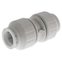 John Guest Plastic Pipe Fitting Straight Coupler Acetal Material 12 Bar Operating Pressure PEM0415W