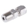 Parker Stainless Steel Pipe Fitting Straight Elbow Coupler Male NPT Threaded 1/4 in M6MSC1/4N-316
