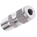 Parker Stainless Steel Pipe Fitting Straight Elbow Coupler Male NPT Threaded 1/4 in M6MSC1/4N-316