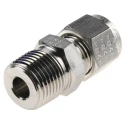 Parker Stainless Steel Pipe Fitting Straight Coupler NPT Threaded 3/8 in 6MSC6N-316