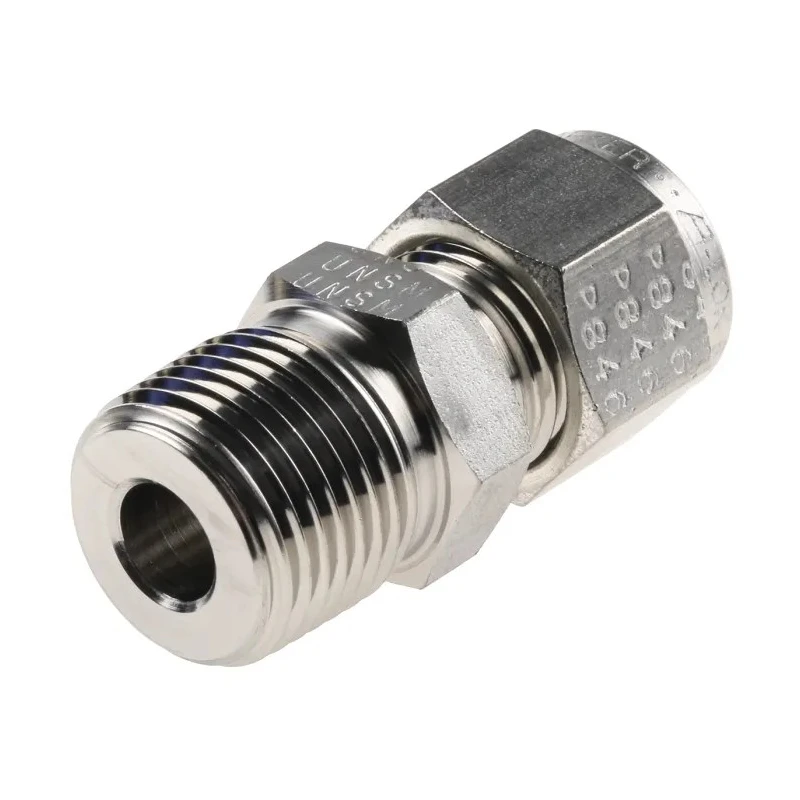 Parker Stainless Steel Pipe Fitting Straight Coupler NPT Threaded 3/8 in 6MSC6N-316