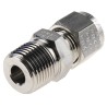 Parker Stainless Steel Pipe Fitting Straight Coupler NPT Threaded 3/8 in 6MSC6N-316
