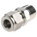 Parker Stainless Steel Pipe Fitting Straight Coupler NPT Threaded 3/8 in 6MSC6N-316