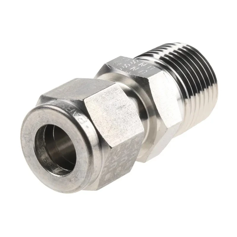 Parker Stainless Steel Pipe Fitting Straight Coupler NPT Threaded 3/8 in 6MSC6N-316