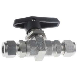 Parker Stainless Steel Compression NPT Compression Ball Valve M10A-B6LJ2-SSP