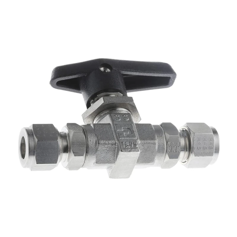 Parker Stainless Steel Compression NPT Compression Ball Valve M10A-B6LJ2-SSP