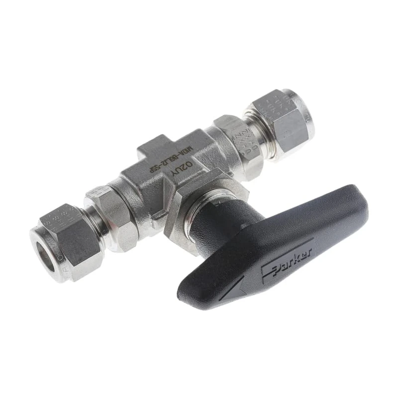 Parker Stainless Steel Compression NPT Compression Ball Valve M10A-B6LJ2-SSP