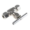 Parker Stainless Steel Needle Valve with NPT Female and Male Thread, PTFE Stem Seal, Pressure Rating 5000 psig 8A-V8LR-SS