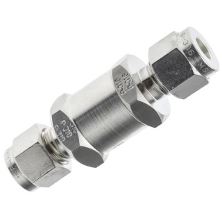 Parker Aluminium In-line Water Filter 1/4 in Connection Size, 120 L/min Flow Rate 4A-F4L-50-SS