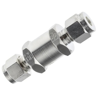 Parker Aluminium In-line Water Filter 1/4 in Connection Size, 120 L/min Flow Rate 4A-F4L-50-SS