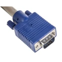 RS PRO Male VGA to Male PS2 x 2 KVM Cable 7.5m Length 432-6249