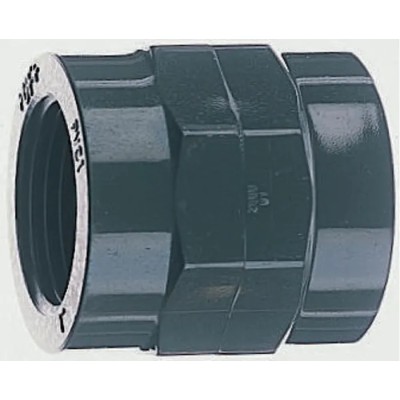 Georg Fischer Plastic Pipe Fitting Straight Threaded BSP Socket 3/4 in Female PVC-U 39mm Length 721910607
