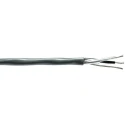 Belden Series 1 Screened Audio Cable, 1 Pair, 16 Strands Tin Copper Wire, 30AWG, 152m Length, Silver Jacket YE00421