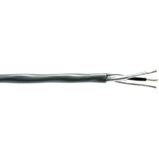 Belden Series 1 Screened Audio Cable, 1 Pair, 16 Strands Tin Copper Wire, 30AWG, 152m Length, Silver Jacket YE00421