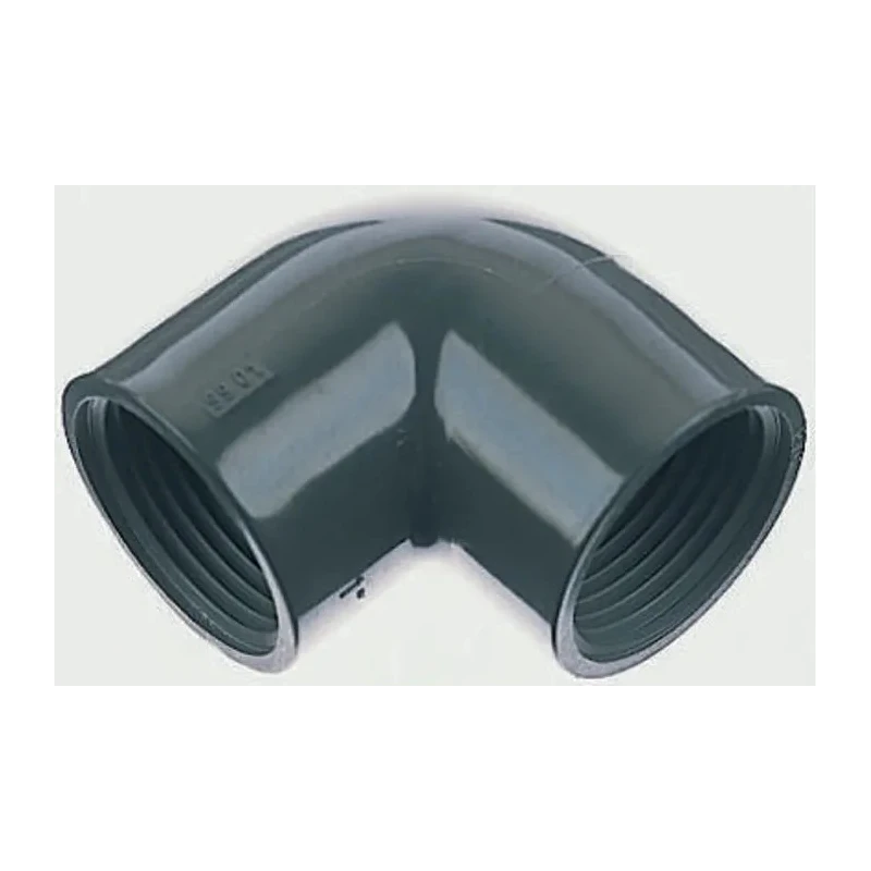 Georg Fischer Plastic Pipe Fitting 90° Threaded Female Elbow 1-1/2 in 1-1/2 in 721101610