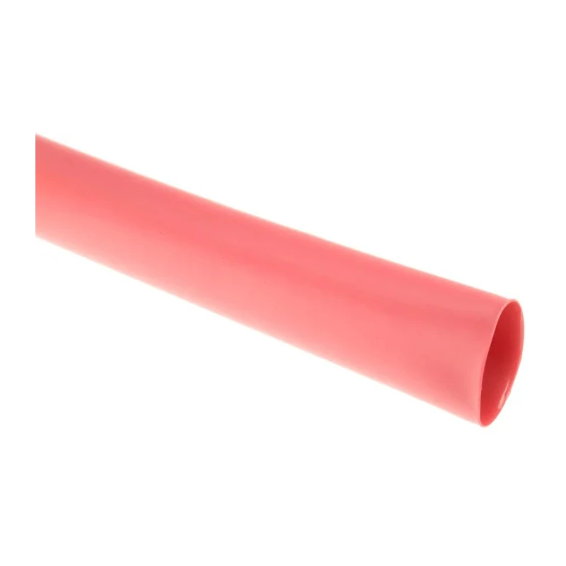TE Connectivity Heat Shrink Tubing Red 24 mm Sleeve Diameter x 1.2m Length 4:1 Ratio Polyolefin Flame ATUM-24/6-2-STK