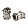 Lapp SKINDICHT Series 25 Cable Gland M20 Thread Size Nickel Plated Brass, Weatherproof Industrial Cable 52103320+52106830