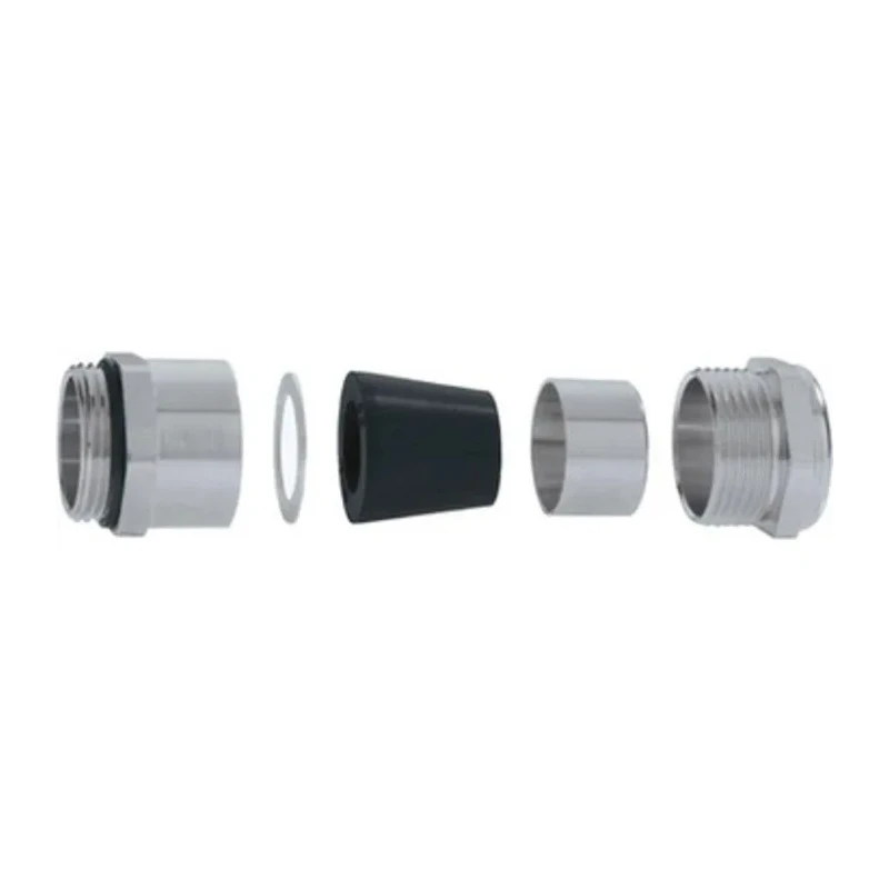 Lapp SKINDICHT Series 50 Cable Gland M12 Thread Size Nickel-plated Brass Construction 3-4.8mm Cable 52103300+52105270