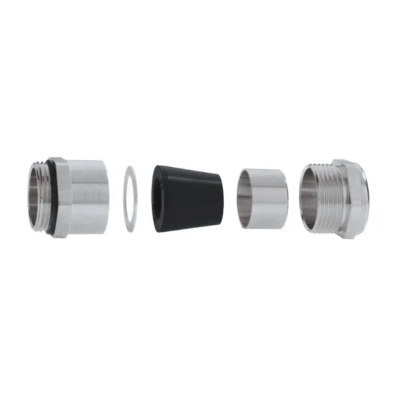 Lapp SKINDICHT Series 50 Cable Gland M12 Thread Size Nickel-plated Brass Construction 3-4.8mm Cable 52103300+52105270