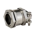 Lapp SKINDICHT Series Cable Gland, Metallic, IP55 Protection, Thread Size M25, Model 52103330+52106840