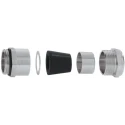 Lapp SKINDICHT Series 50 Cable Gland Kit, Nickel-Plated Brass, M16 Thread Size, IP68, 5.5-6.8mm Cable 52103310+52105290