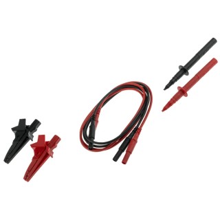Schutzinger Multimeter Leads Probe Set with 1m Crocodile Clip Leads IEC 1010 SET3227